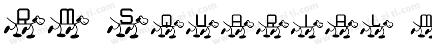 RM Squarial medium字体转换